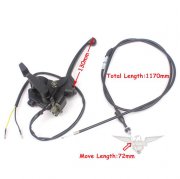 49cc Mini ATV Kid Quad Thumb Throttle Assy + Throttle Cable + Brake Cable