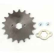 520 18T Front Sprocket with Retainer Plate for Dirt Pit Bike ATV Go-kart