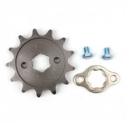 530 13T Front Sprocket with Retainer Plate for Dirt Pit Bike ATV Go-kart