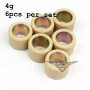 PERFORMANCE 4 GRAM ROLLER WEIGHTS 16X13 GY6 50 139QMB 49CC 50CC SCOOTER MOPED JONWAY FREE SHIPPING DROPSHIP