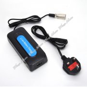 36V 2A XLR Lithium Battery Charger E-bike Electric Scooter Bicycle Tricycle Battery Charger with UK Plug