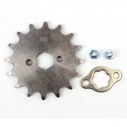 530 16T Front Sprocket with Retainer Plate for Dirt Pit Bike ATV Go-kart