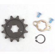 530 12T Front Sprocket with Retainer Plate for Dirt Pit Bike ATV Go-kart