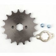 530 17T Front Sprocket with Retainer Plate for Dirt Pit Bike ATV Go-kart