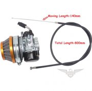 Throttle Cable + Carburetor + Air Filter 39CC Water Cooled Engine MT A4 Blata STYLE C13 Mini Moto Pocket Bike