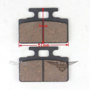 CHINESE SCOOTER FRONT / REAR DISK BRAKE PADS 50CC 125CC 150CC SOME ATV PADS