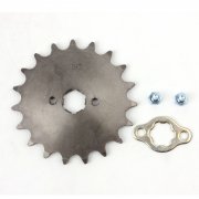 520 19T Front Sprocket with Retainer Plate for Dirt Pit Bike ATV Go-kart