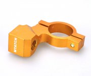 22mm 7/8" BAR MIRROR HOLDER MOUNT BICYCLE MOTORCYCLE DIRTBIKE SCOOTER