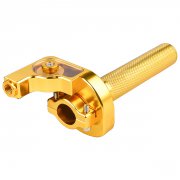 1/4 Turn Fast Action Throttle Assembly CNC Anodized Aluminum for Honda CR80 CR85 CR125 CR250 CR500 YELLOW