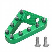 WATODAY CNC Rear Brake Pedal Step Plate Tip-Green