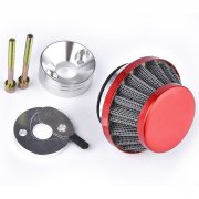 Air Filter with Veloctiy Stack & Choke Plate for Racing Goped V-Stack Zenoah G23LH G2D 23cc Sport Bigfoot Bladez Red