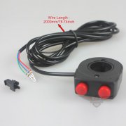 Double Lock Headlight Switch E-bike Electric Bicycle Scooter