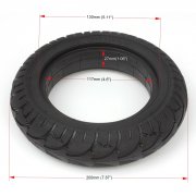 200x50 (8"x2") Solid Tire Airless Tire Tyre for Swagman 2-wheel Smart Self-Balancing Electric Scooter