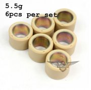 PERFORMANCE 5.5 GRAM ROLLER WEIGHTS 16X13 GY6 50 139QMB 49CC 50CC SCOOTER MOPED JONWAY FREE SHIPPING DROPSHIP
