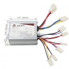 24v 500w Motor Speed Controller Electrical Scooter E Bike Bicycle Tricycle Brush Motor Control Box
