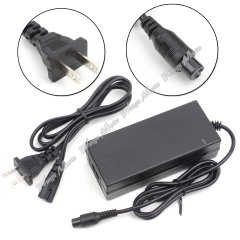 36V 42V Power Adapter 3-Prong Inline Connector for Pocket Mod, Sports Mod and Dirt Quad Lithium Battery Charger US Plug, 2A Faster Charger