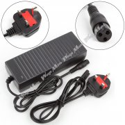 42V 2A Charger Power Adapter for 36V Electric Scooter Lithium Battery UK Plug