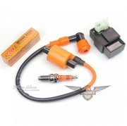 Racing Performance Ignition Coil+CDI+ 3-Electrode Spark Plug CG 125 200 ATV DIRTBIKE