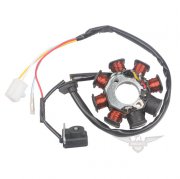 Ignition Stator Magneto 8 Coil 4 Wires GY6 50 110 150cc Scooter Moped ATV TAOTAO JCL