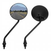 WATODAY 8mm Universal Motorcycle Rear View Mirrors for Moped Scooter