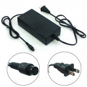 36V/42V 2A Hoover Board Battery Charger Lithium Power Adapter 3Prong Inline Connector 2 Wheels Mini Smart Self Balancing Scooter