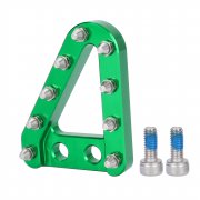 WATODAY 2 - Hole Flat Foot Brake Lever Pedal 250/350/450 Factory Edition 2015 250-450 SXF/XCF 2016-Green