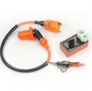 Racing Ignition Coil +CDI+ 3-elctrode Spark Plug GY6 50 150cc Scooter
