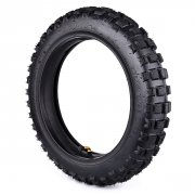 Knobby Mini Dirt Bike Tire 2.50-10 Front or Rear Off Road Motorcycle Motocross+ Matching Inner Tube Size 2.50-10 TR87 Bent Valve Stem