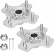 WATODAY Rear Axle Wheel Hubs Compatible with 2007-2013 Rancher420 TRX420 2 Pieces with Nuts