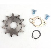 520 11T Front Sprocket with Retainer Plate for Dirt Pit Bike ATV Go-kart