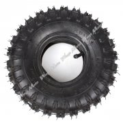 4.10-4 410-4 4.10/3.50-4 Tyre Tire + Inner Tube for Garden Rototiller Snow Blower Go Cart Kid ATV