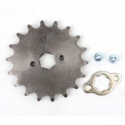 530 18T Front Sprocket with Retainer Plate for Dirt Pit Bike ATV Go-kart